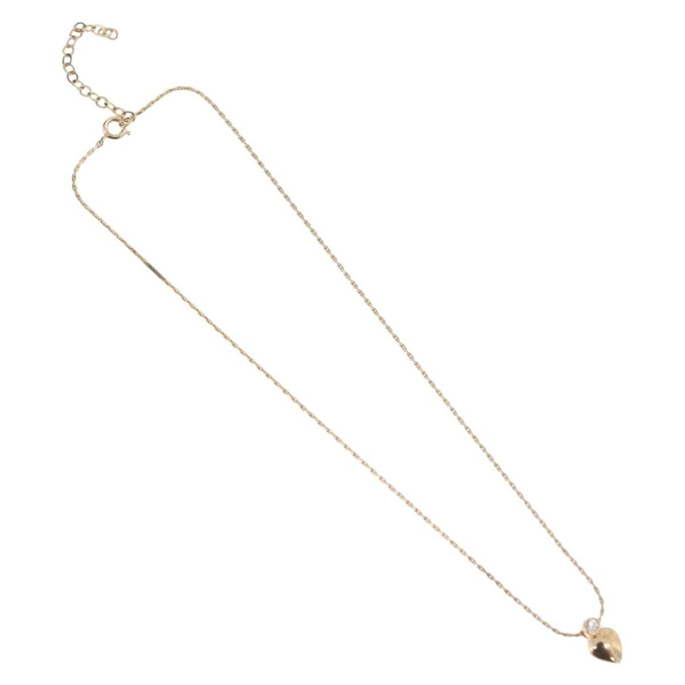 Christian Dior Logo Heart Pendant Metal